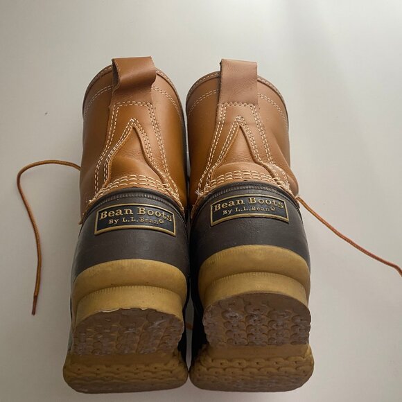 L.L. Bean Women's 8"Gore-Tex/Thinsulate Bean Boot in tan/brown, size 8 - Picture 11 of 15